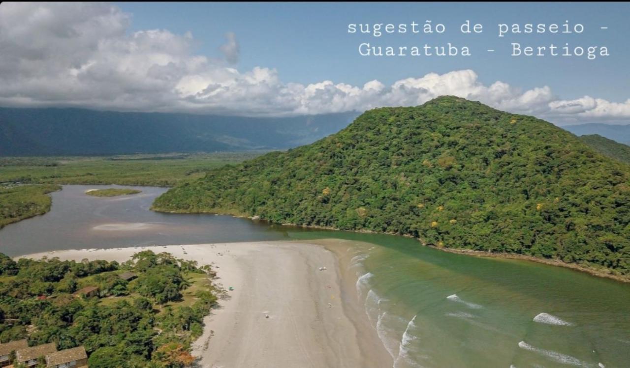 Pousada Recanto Dos Mares-Chales E Suites-Proximo Do Sesc Bertioga-Sp Εξωτερικό φωτογραφία